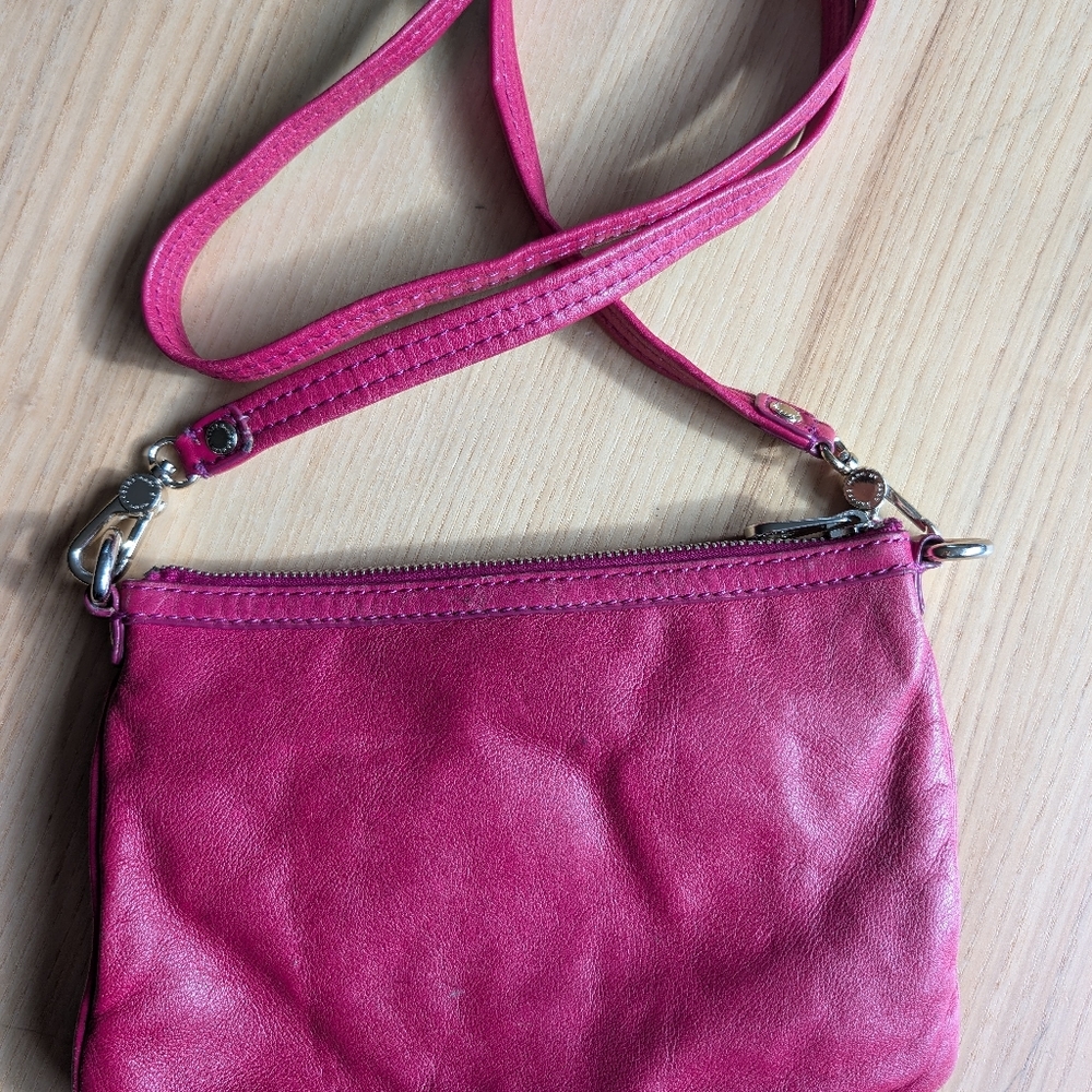Mark Jacobs Totally Turnlock Mini Crossbody Red Leather Bag - Picture 5 of 7